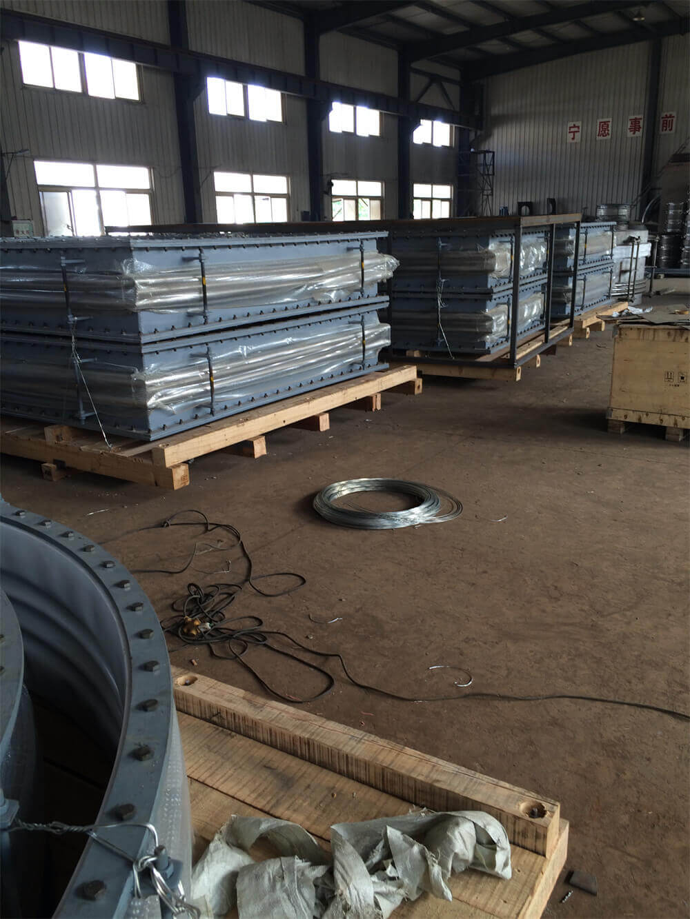 出口矩形補償器